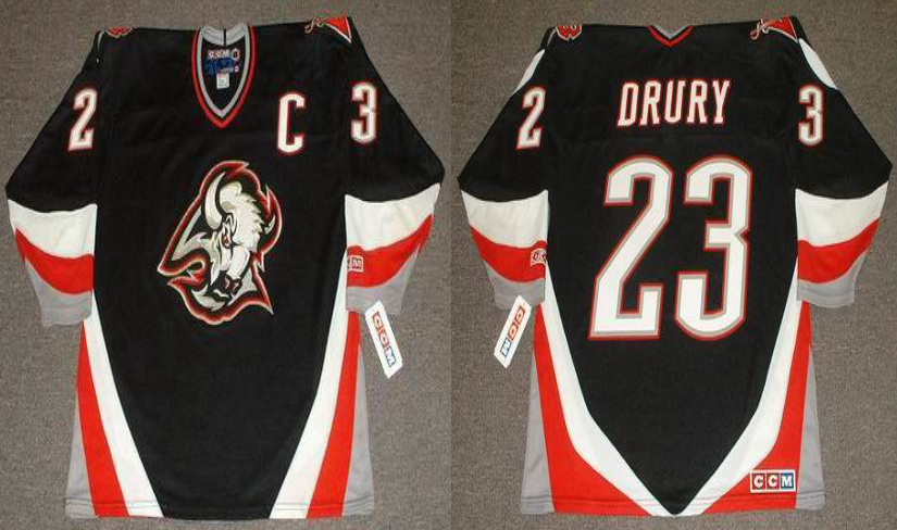 2019 Men Buffalo Sabres #23 Drury black CCM NHL jerseys->buffalo sabres->NHL Jersey